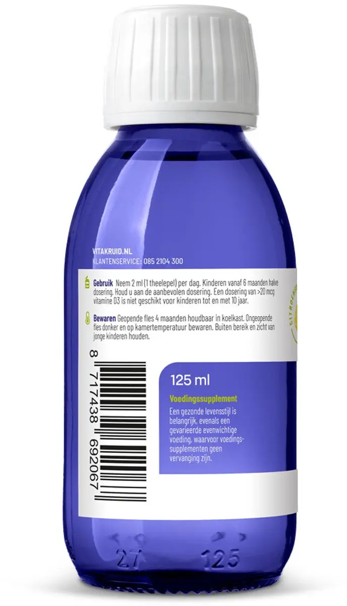 Vitakruid Visolie 1200 TG Vloeibaar - 2x125ml