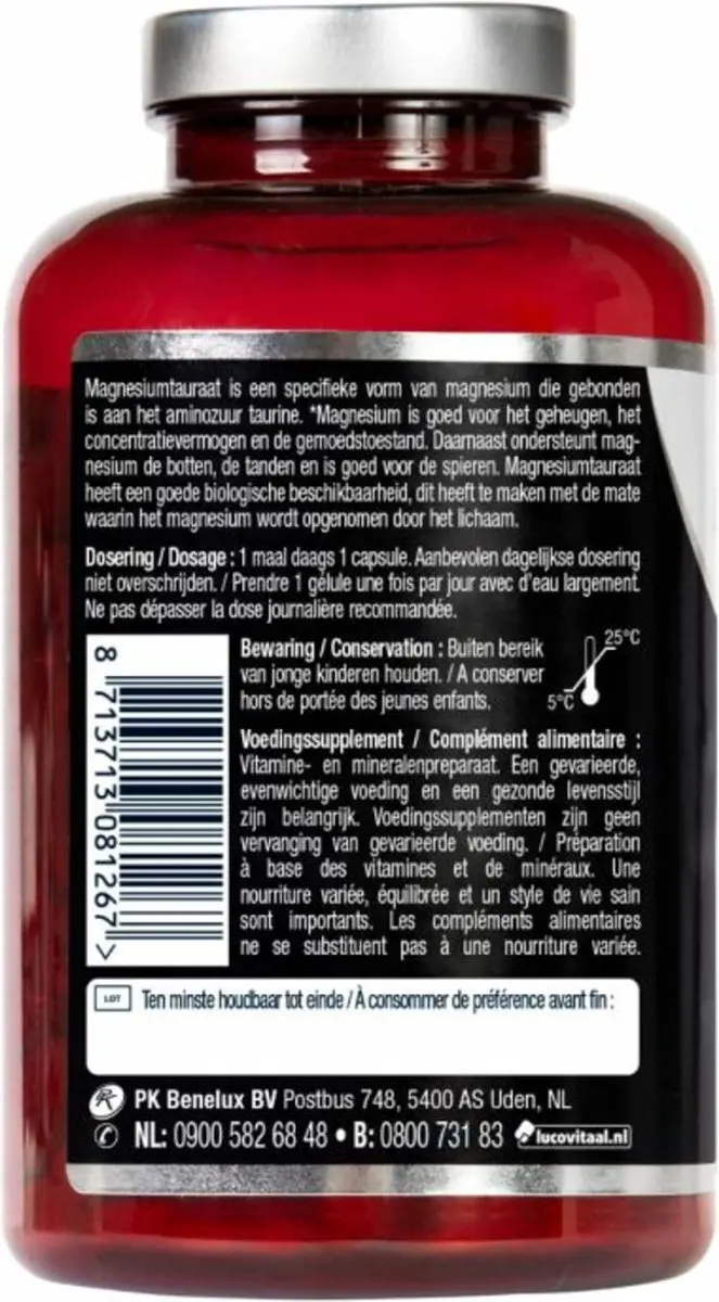 Lucovitaal Magnesium Tauraat 90 Capsules