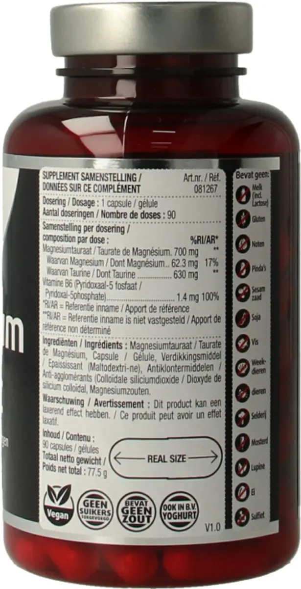 Lucovitaal Magnesium Tauraat 90 Capsules