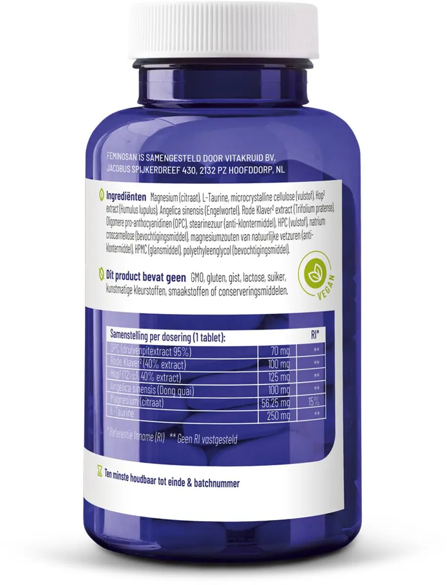Vitakruid Feminosan 90 Tabletten