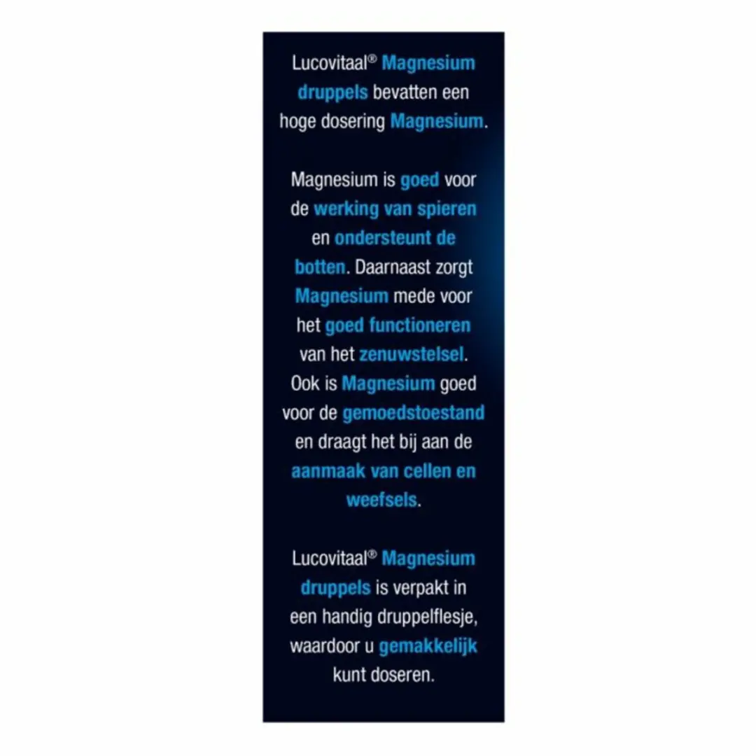 Lucovitaal Magnesium Druppels 2x50ml