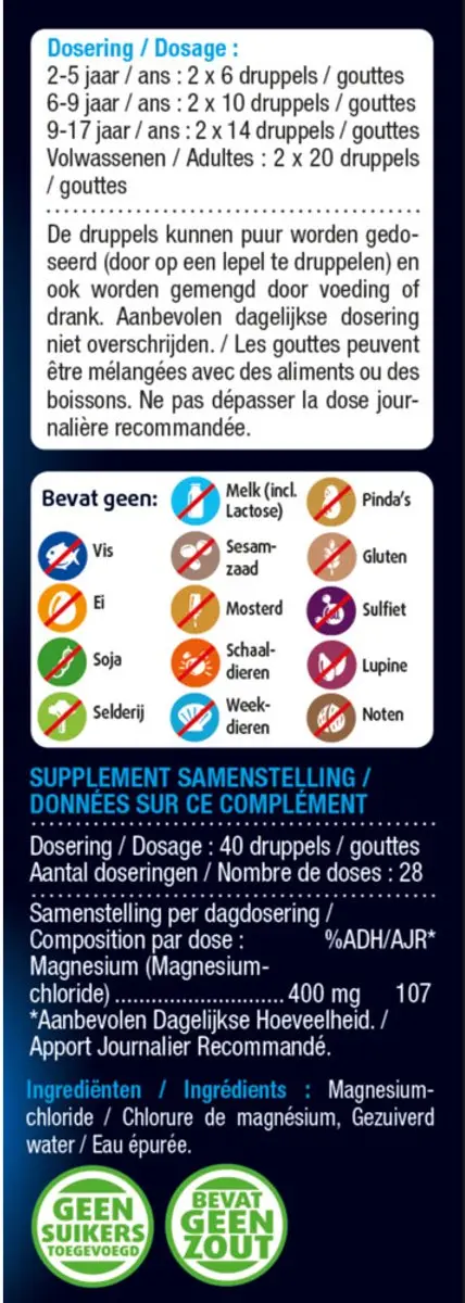 Lucovitaal Magnesium Druppels 2x50ml