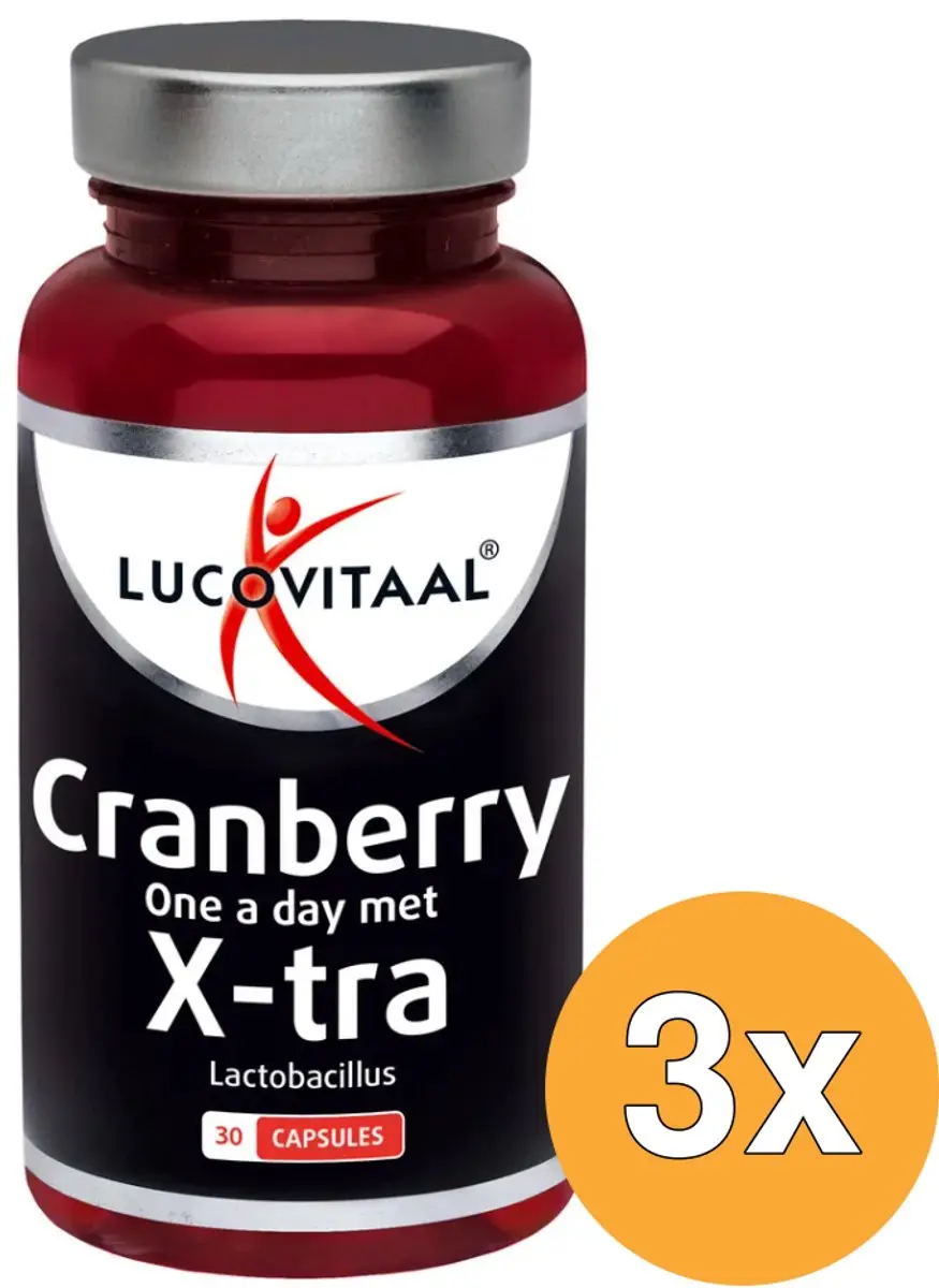 Lucovitaal Cranberry X-tra Lactobacillus 120 Capsules
