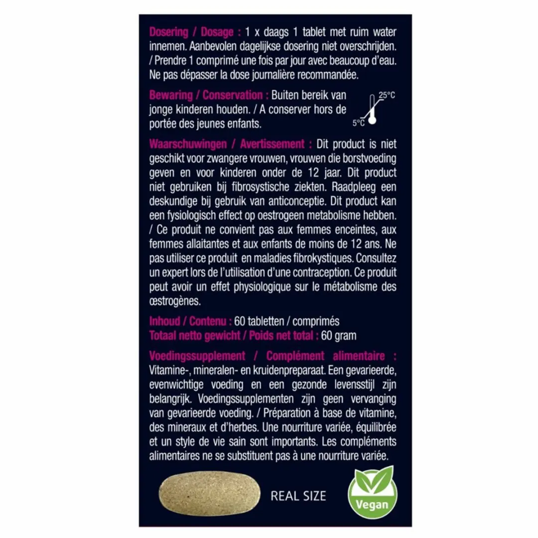 Lucovitaal Vrouw Hormoonsupport 120 tabletten