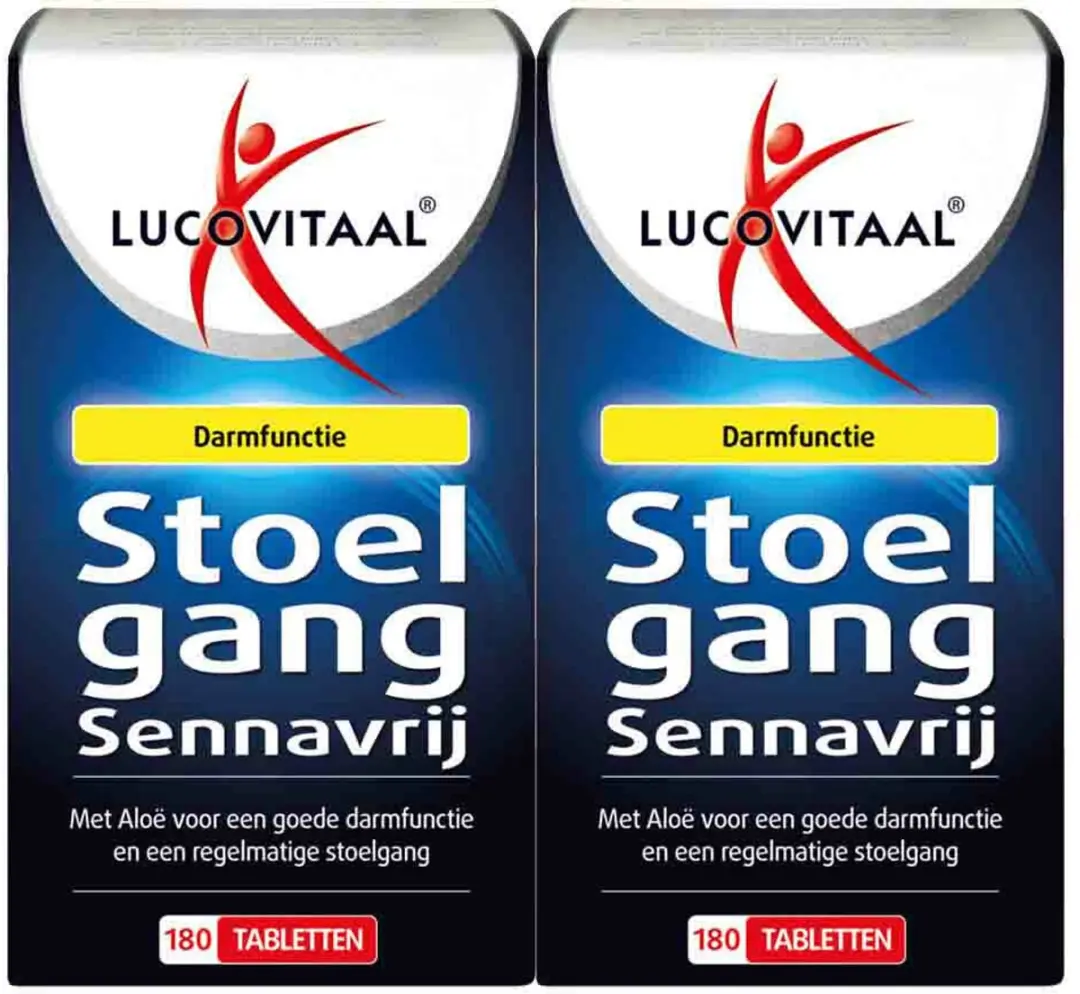 Lucovitaal Stoelgang Sennavrij 360g - 2x180 Tabletten