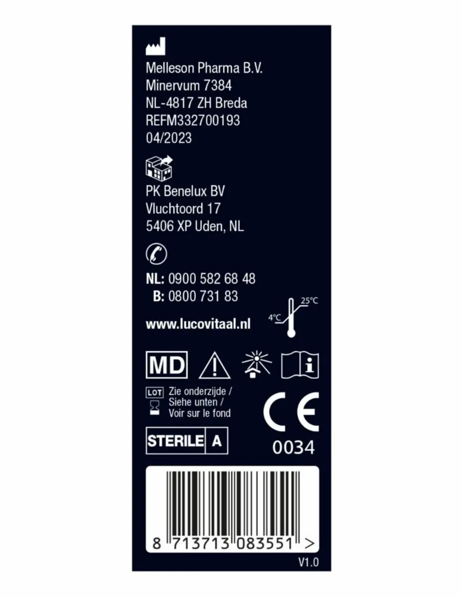 Lucovitaal Oogdruppels Droge Ogen 10ml - 2 Stuks