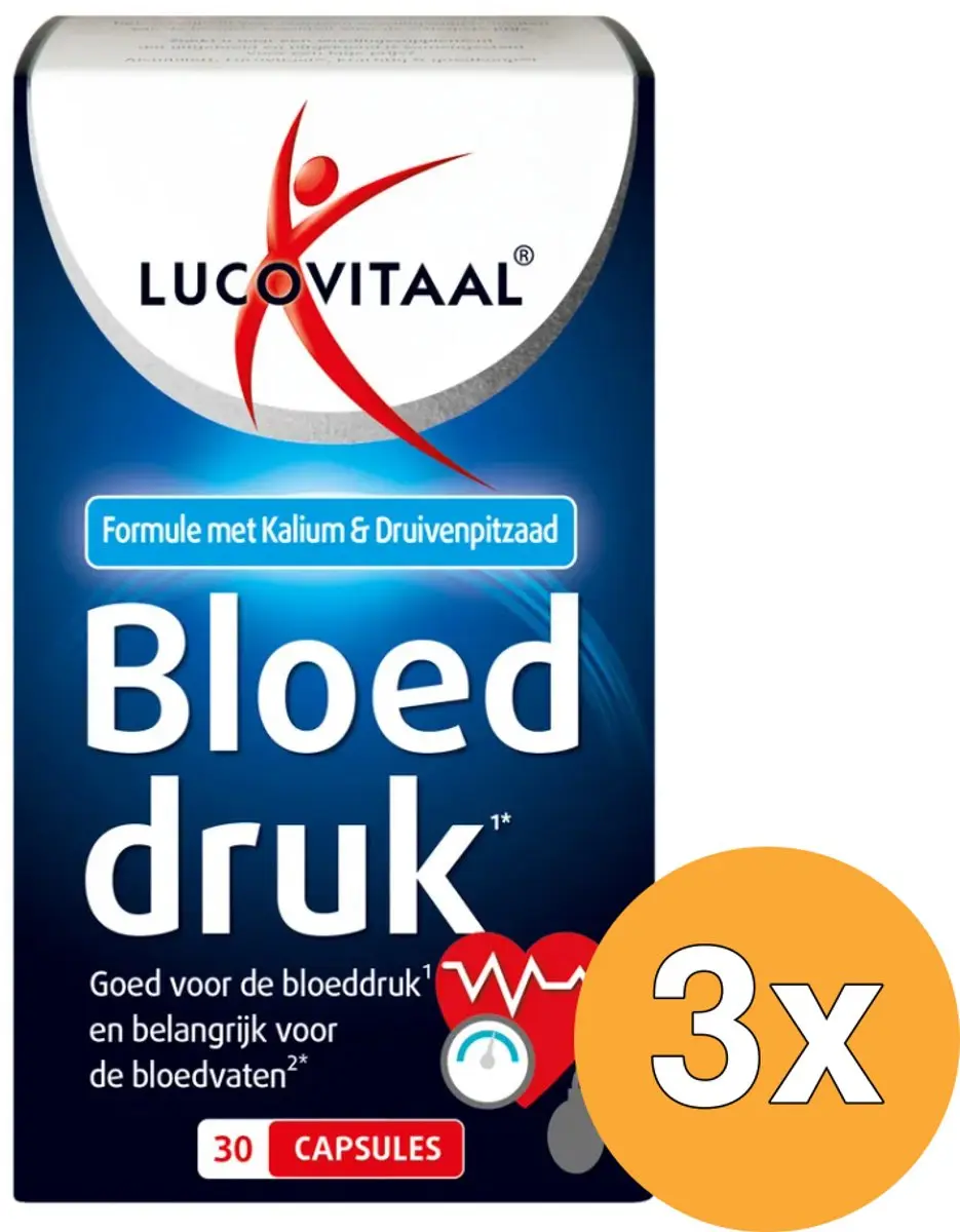 Lucovitaal Bloeddruk 3x30 Capsules
