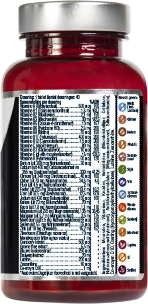 Lucovitaal Compleet Vrouw Multivitamine - 40 Tabletten