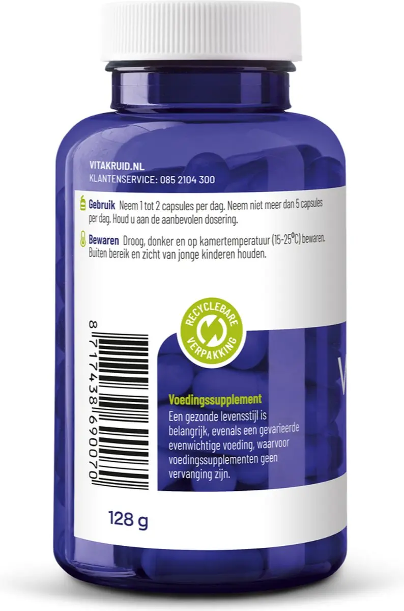 Vitakruid Visolie Forte 1000mg Softgels - 180 Stuks