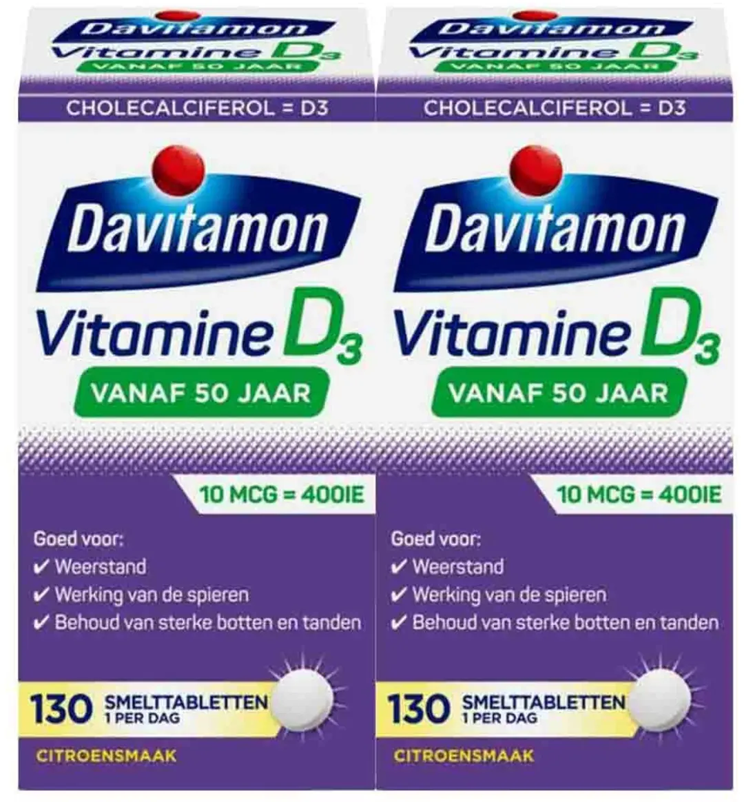 Davitamon Vitamine D3 260g Smelttabletten
