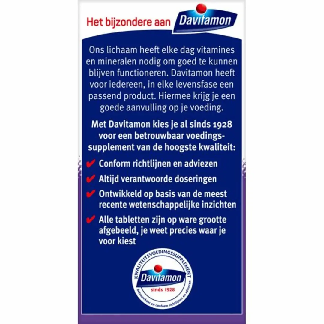 Davitamon Vitamine D3 260g Smelttabletten - 2x130 Stuks