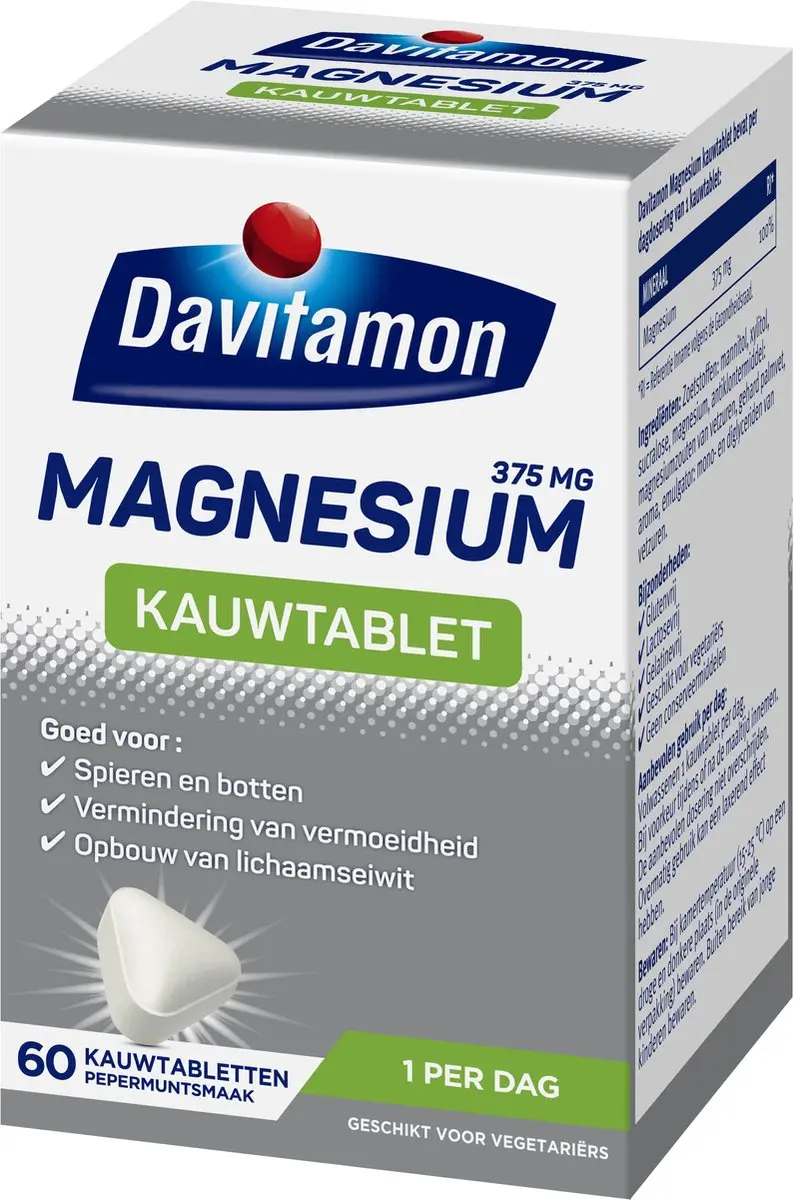 Davitamon Magnesium Kauwtablet - 240g (4x60)
