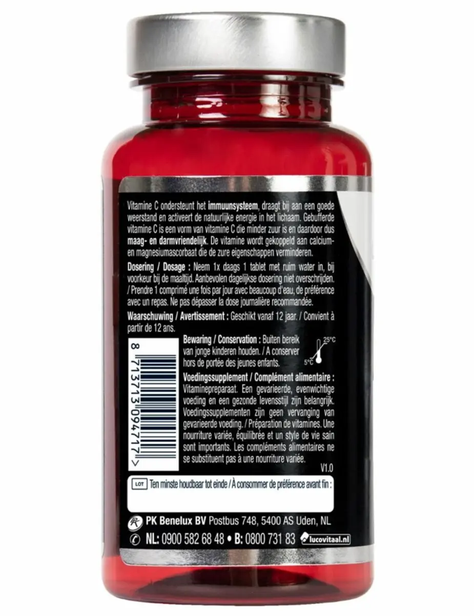 Lucovitaal Vitamine C Gebufferd 120 tabletten - 2x60