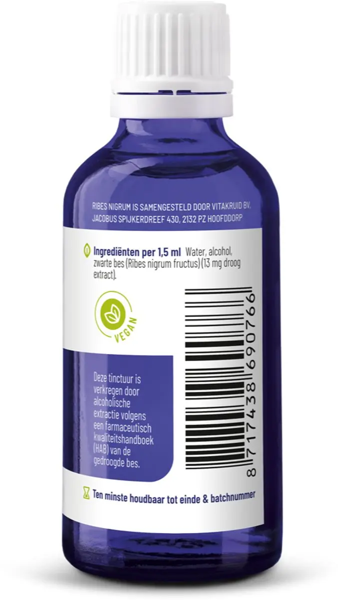 Vitakruid Ribes Nigrum Tinctuur 100ml