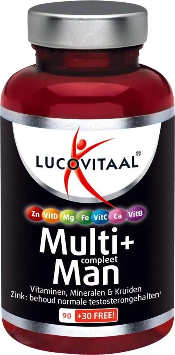 Lucovitaal Multi+ Compleet Man 120mg