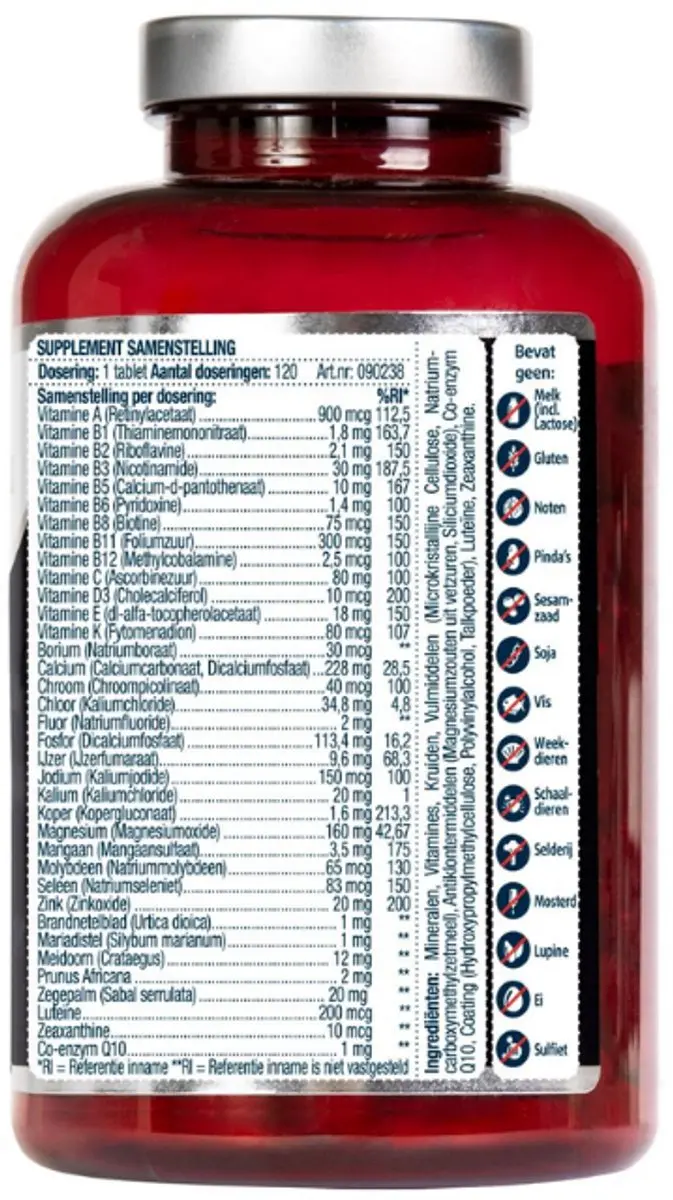 Lucovitaal Multi+ Compleet Man 120mg