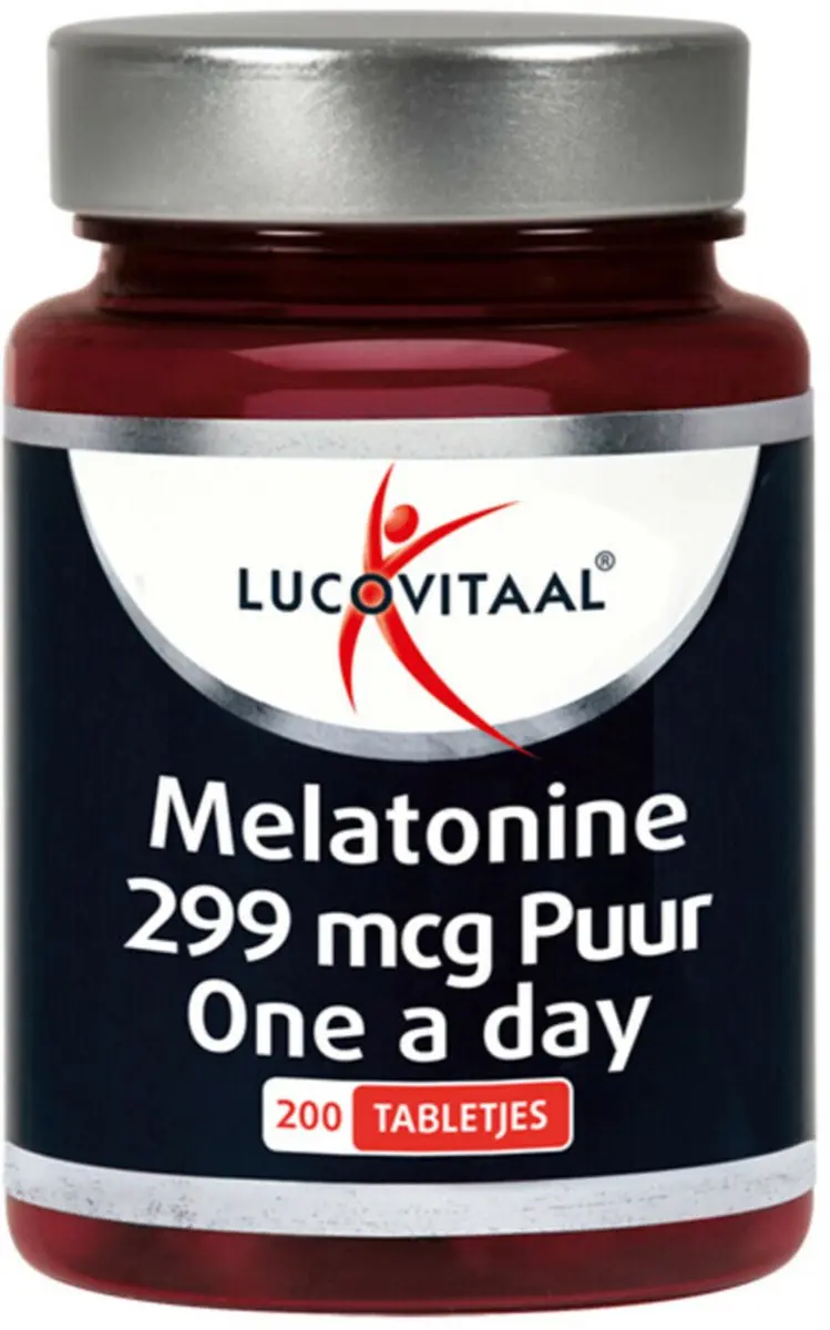 Lucovitaal Melatonine Puur 0,299mcg - 3x200 Tabletten