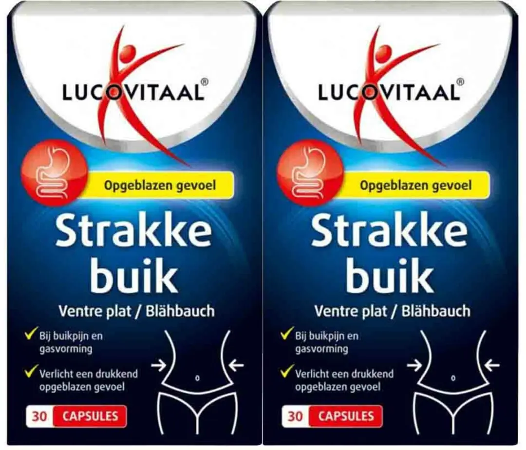 Lucovitaal Strakke Buik Capsules - 60 Stuks (2x30)