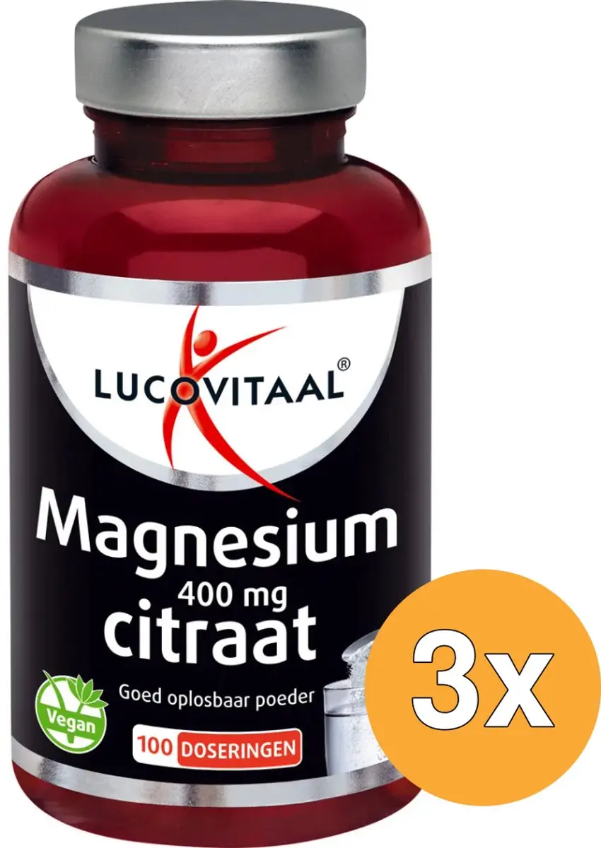 Lucovitaal Magnesium 400mg Citraat Poeder