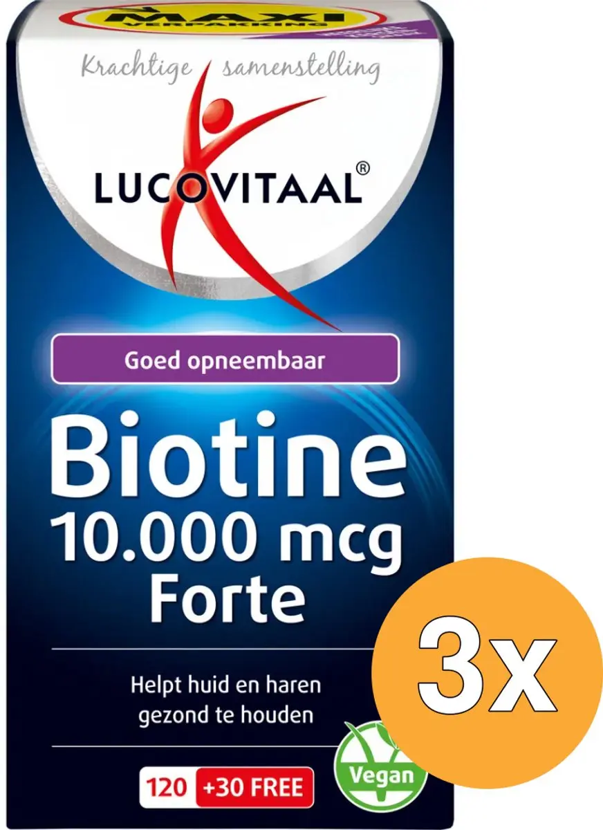 Lucovitaal Biotine 10.000mcg Forte