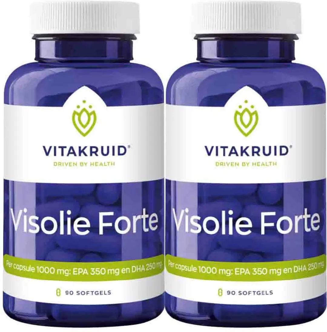 Vitakruid Visolie Forte 180g - 2x90 Softgels