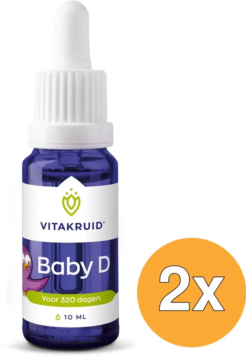 Vitakruid Baby Vitamine D 2x10ml
