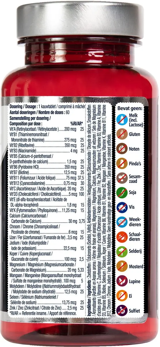 Lucovitaal Multi+ Kids Kauwtabletten 60 Stuks