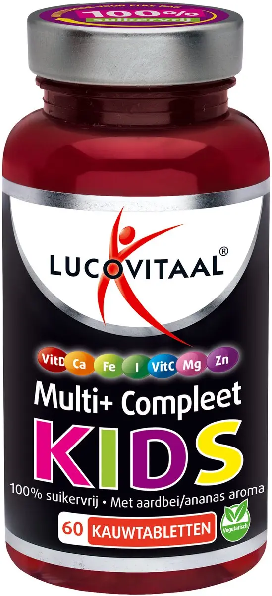 Lucovitaal Multi+ Kids Kauwtabletten 60 Stuks