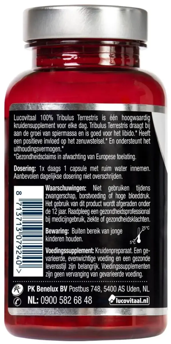 Lucovitaal Tribulus Terrestris 60 Capsules