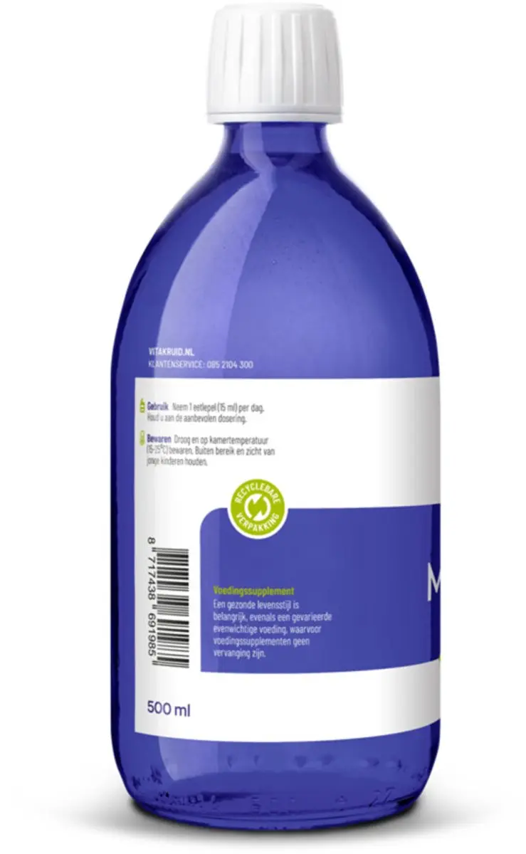 Vitakruid MCT Olie C8 500ml - 2 Stuks