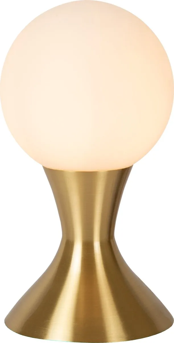 Lucide MOYA Tafellamp Ø12cm Mat Goud/Messing