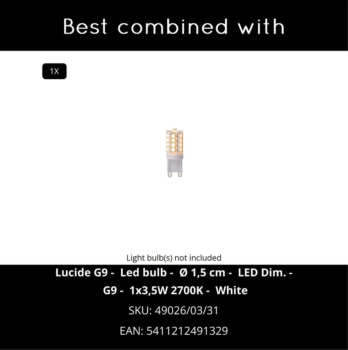 Lucide MOYA Tafellamp Ø12cm Mat Goud/Messing