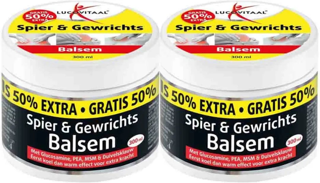 Lucovitaal Spier & Gewrichtsbalsem 300ml - 2 Stuks
