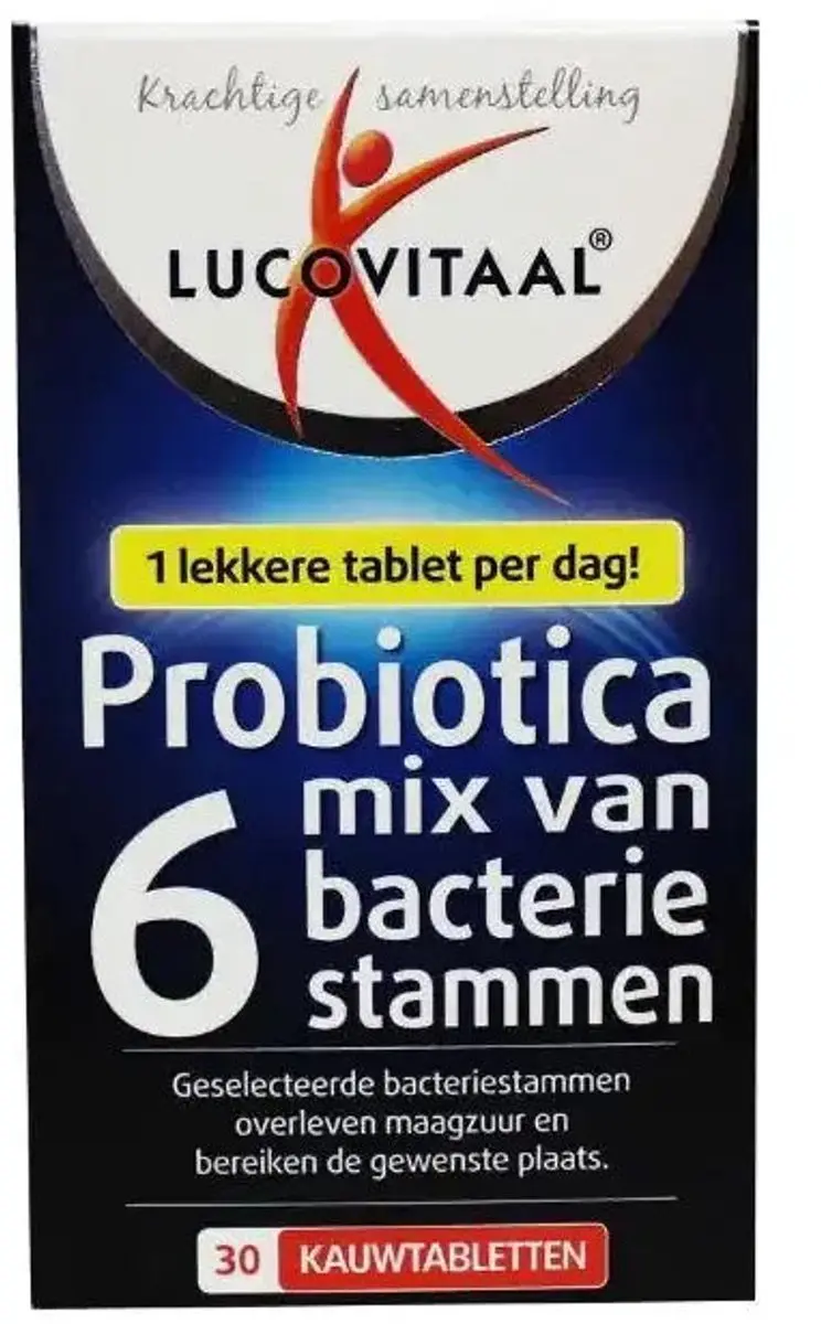 Lucovitaal Biotica Voedingssupplement 30 Kauwtabletten