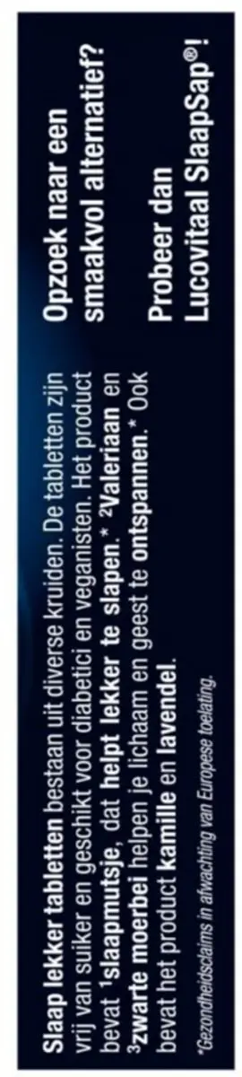 Lucovitaal Slaap Lekker 30 Tabletten