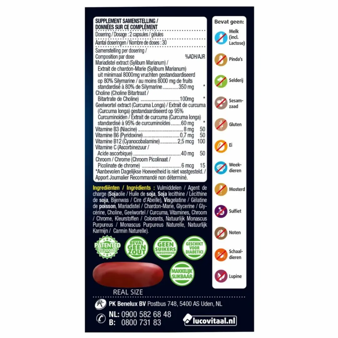 Lucovitaal Lever Reiniging 120 Capsules