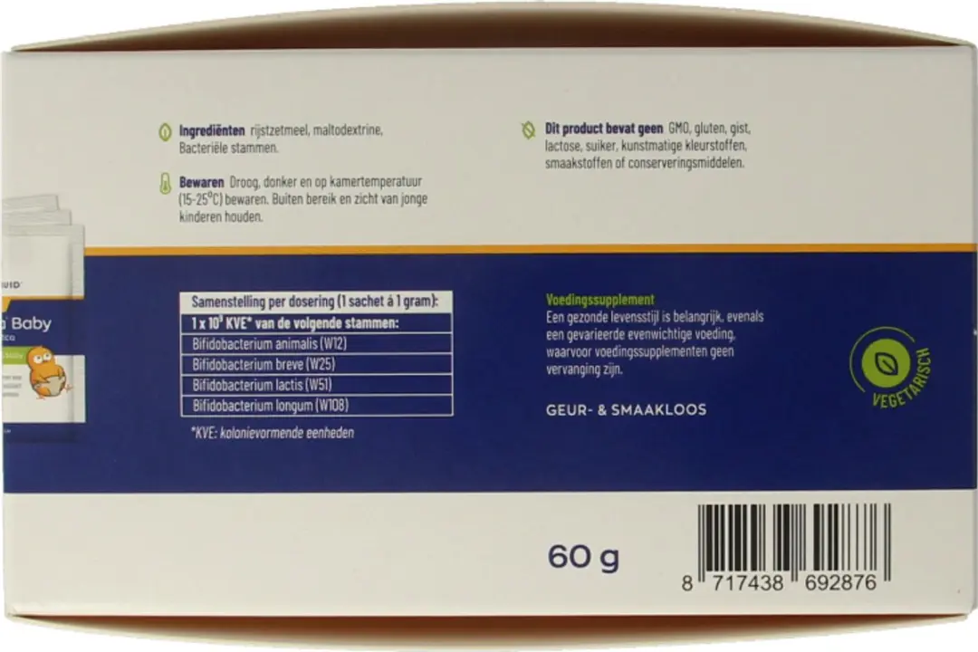 Vitakruid Symflora Baby Biotica Supplement 60 Sachets