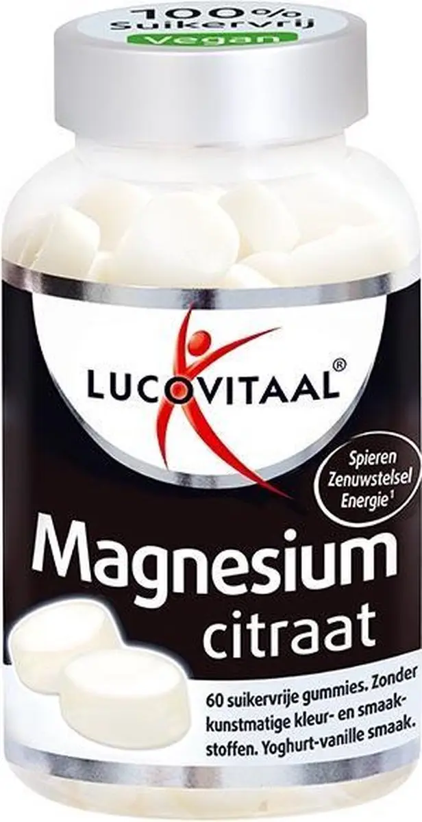 Lucovitaal Magnesium Gummies 60 Stuks - Suikervrij
