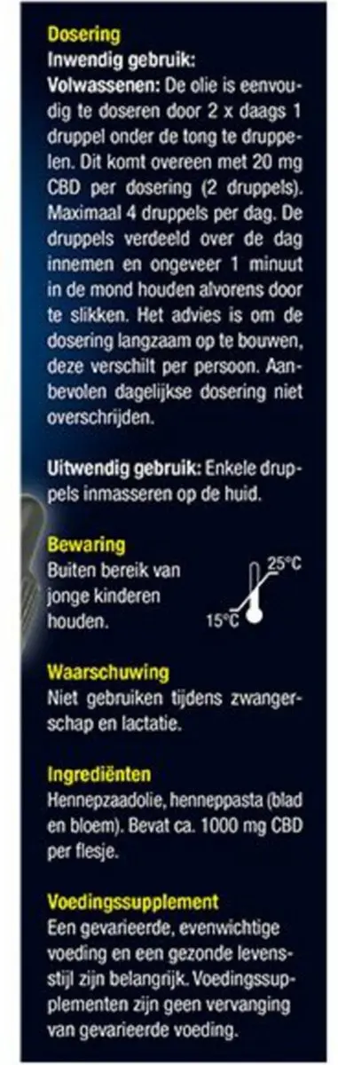 Lucovitaal CBD Olie 20% 5ml