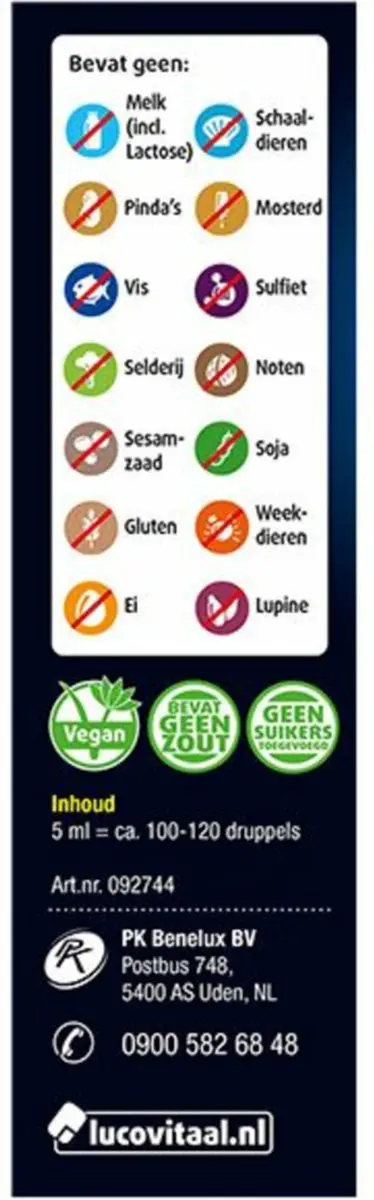 Lucovitaal CBD Olie 20% 5ml