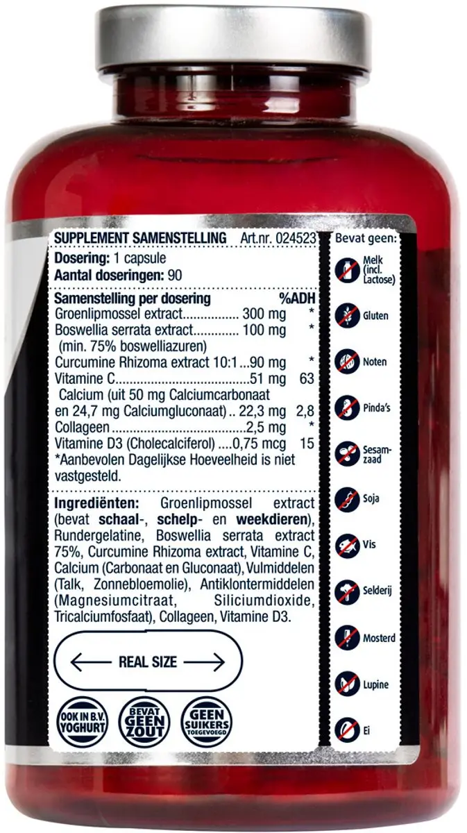 Lucovitaal Groenlipmossel Complex - 180 Capsules (2x90)