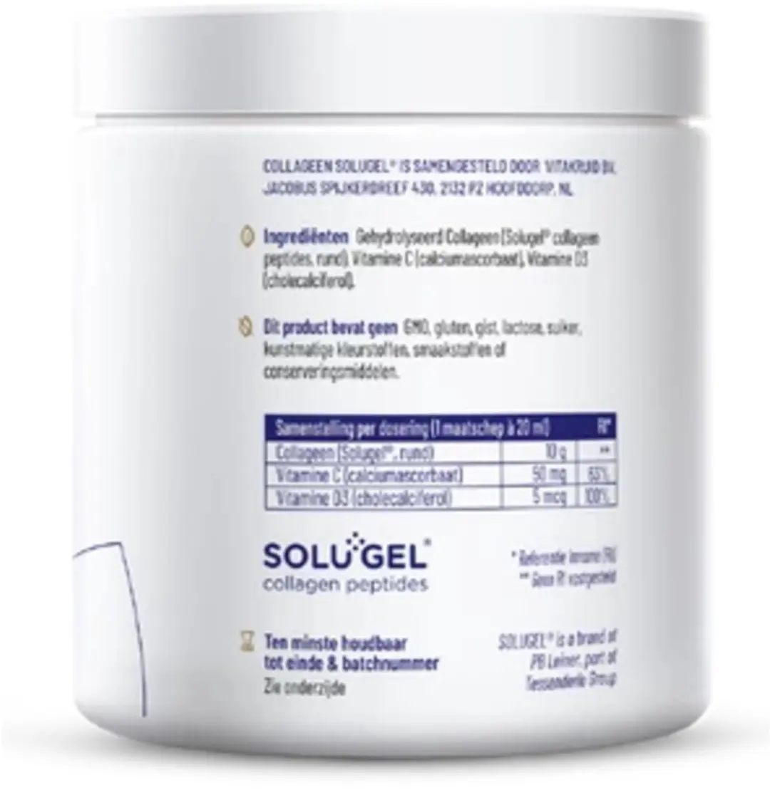 Vitakruid Collageen Solugel Poeder - 2x250g