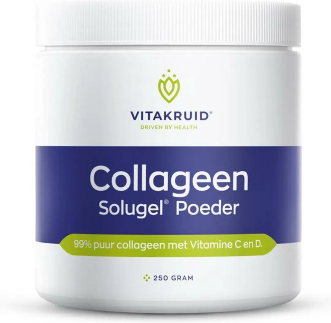 Vitakruid Collageen Solugel Poeder - 2x250g - afbeelding 6 van 6