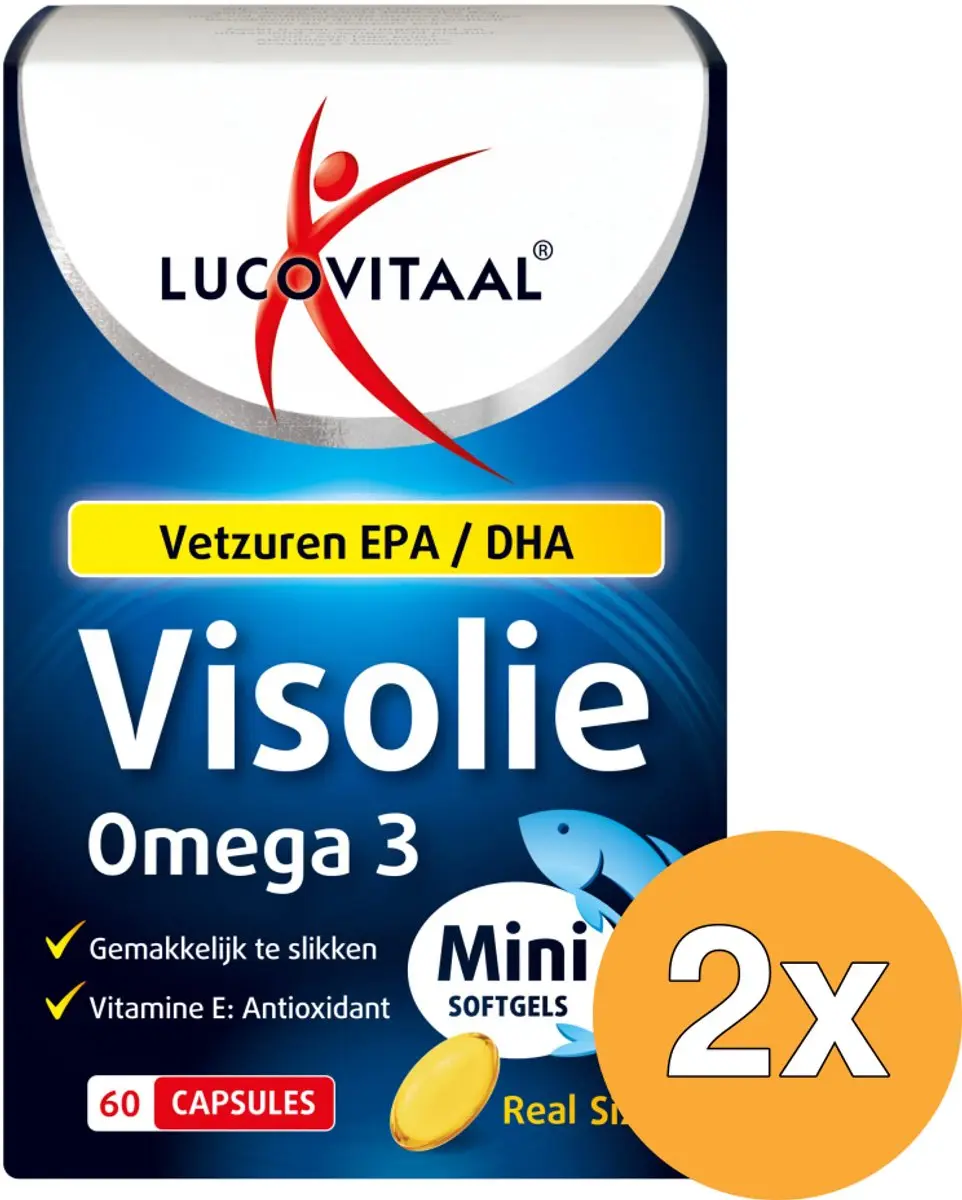 Lucovitaal Visolie Omega 3 60 Mini Softgels