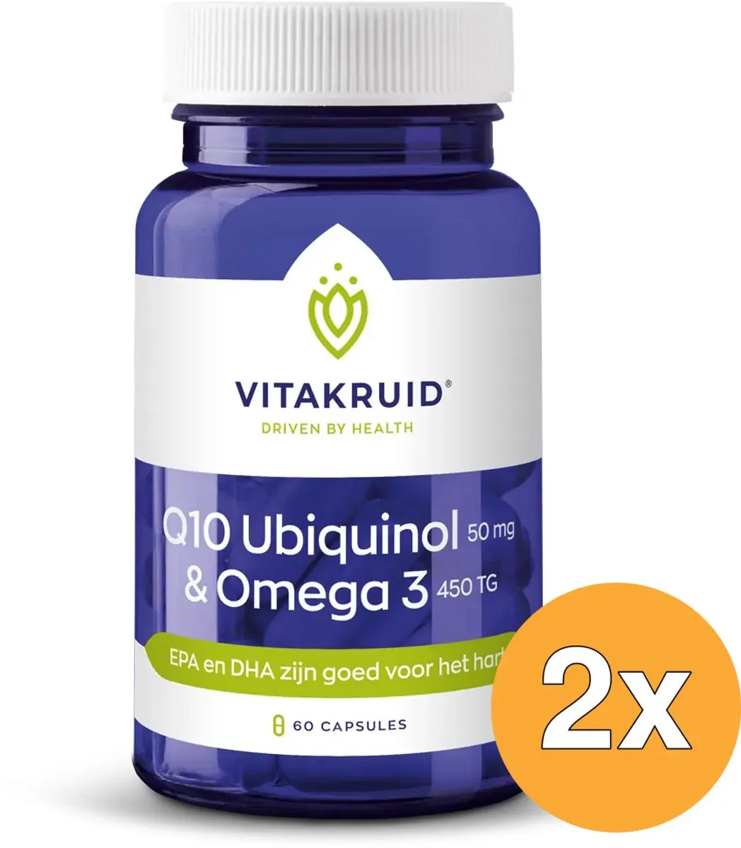 Vitakruid Q10 Ubiquinol 50mg & Omega 3 450 TG