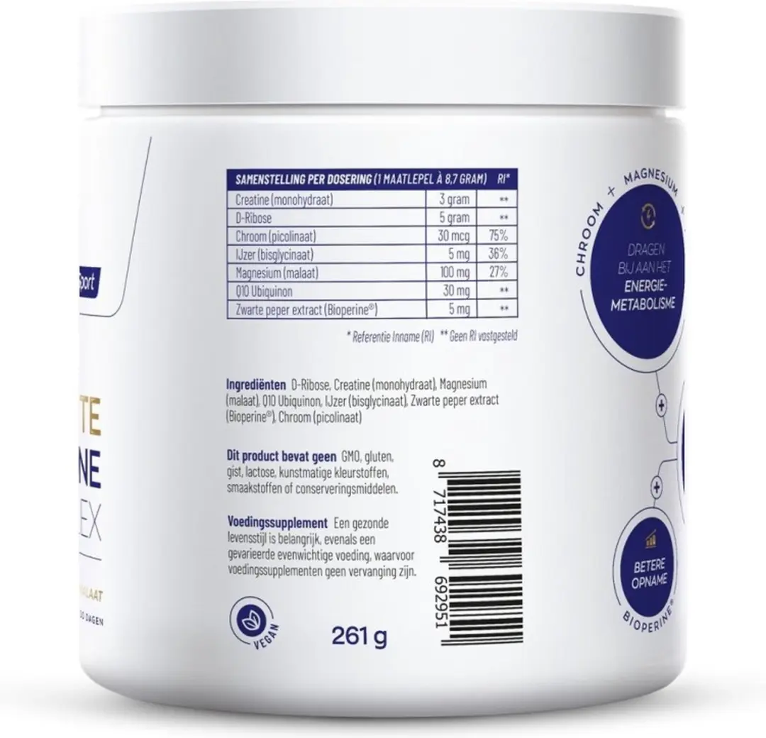 Vitakruid Elite Creatine Complex 30 dagen - 262ml