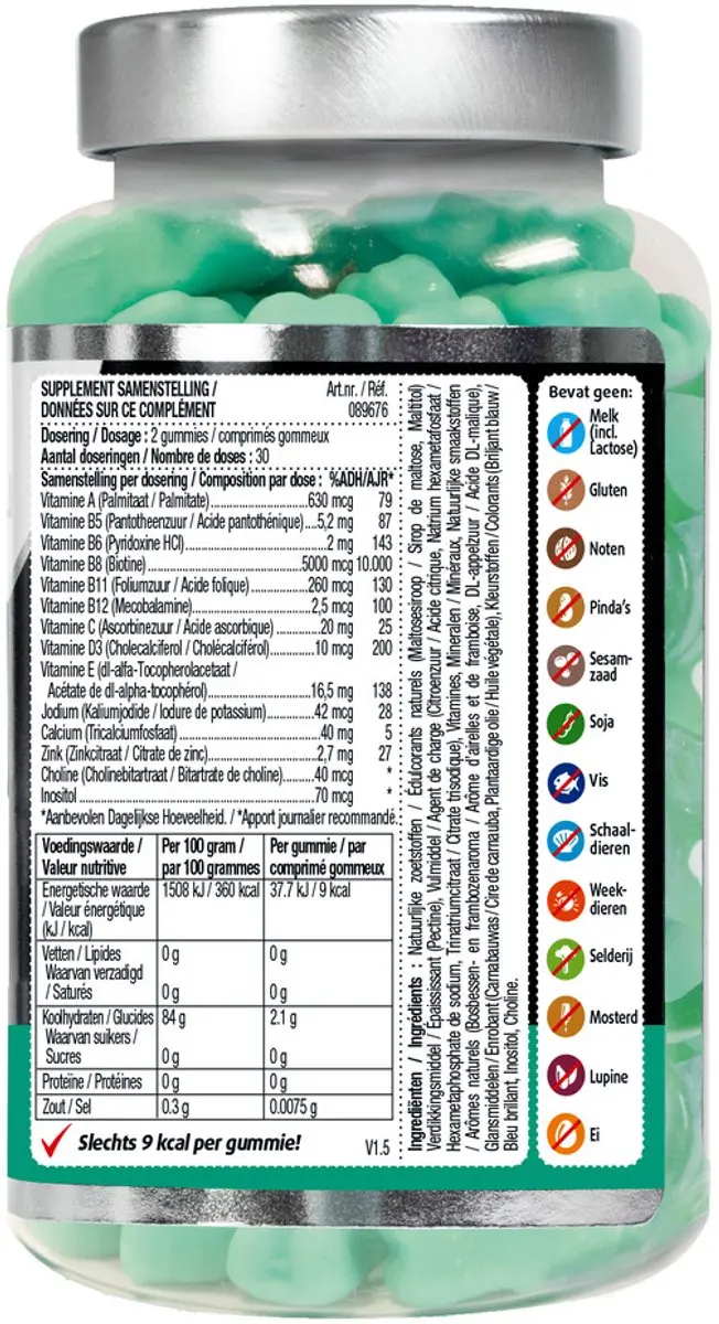 Lucovitaal Vitamine Haar Gummies 60 Stuks