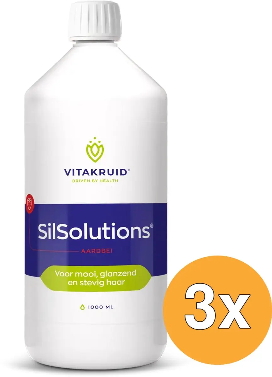 Vitakruid SilSolutions Aardbei 1000ml