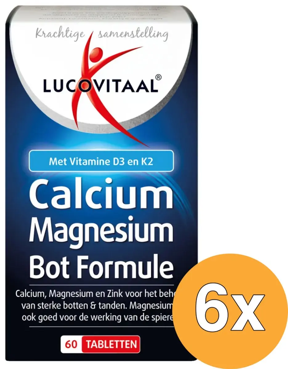 Lucovitaal Calcium Magnesium Bot Formule 60 tabletten