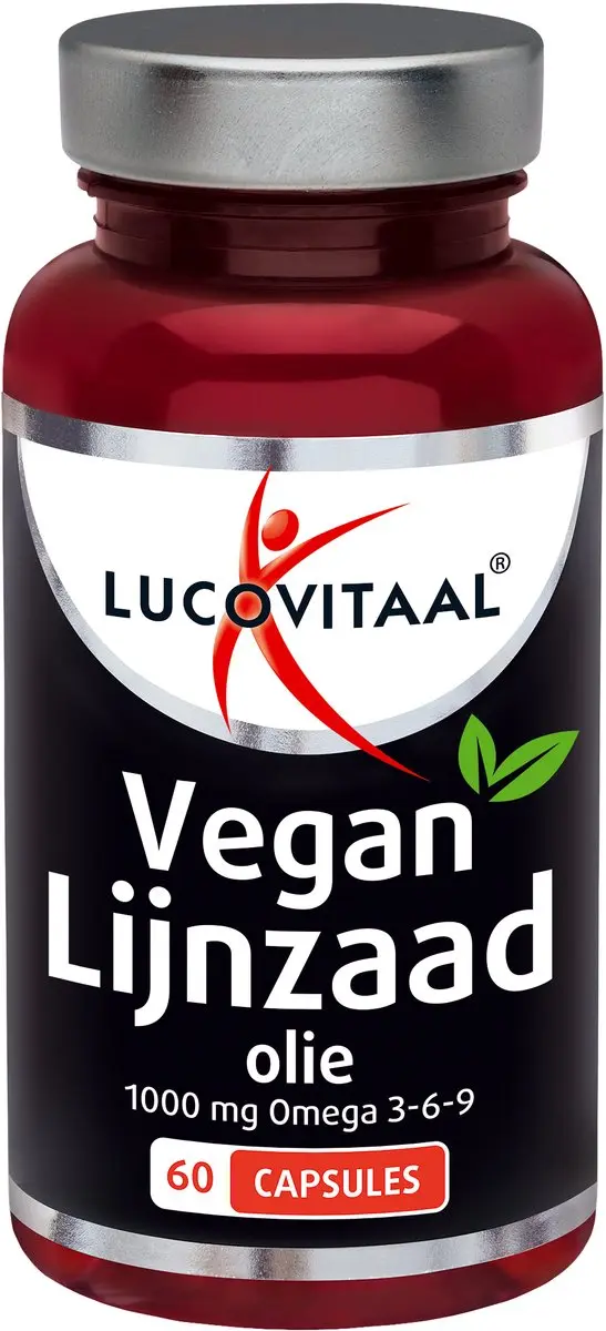Lucovitaal Vegan Lijnzaadolie Capsules 60 Stuks